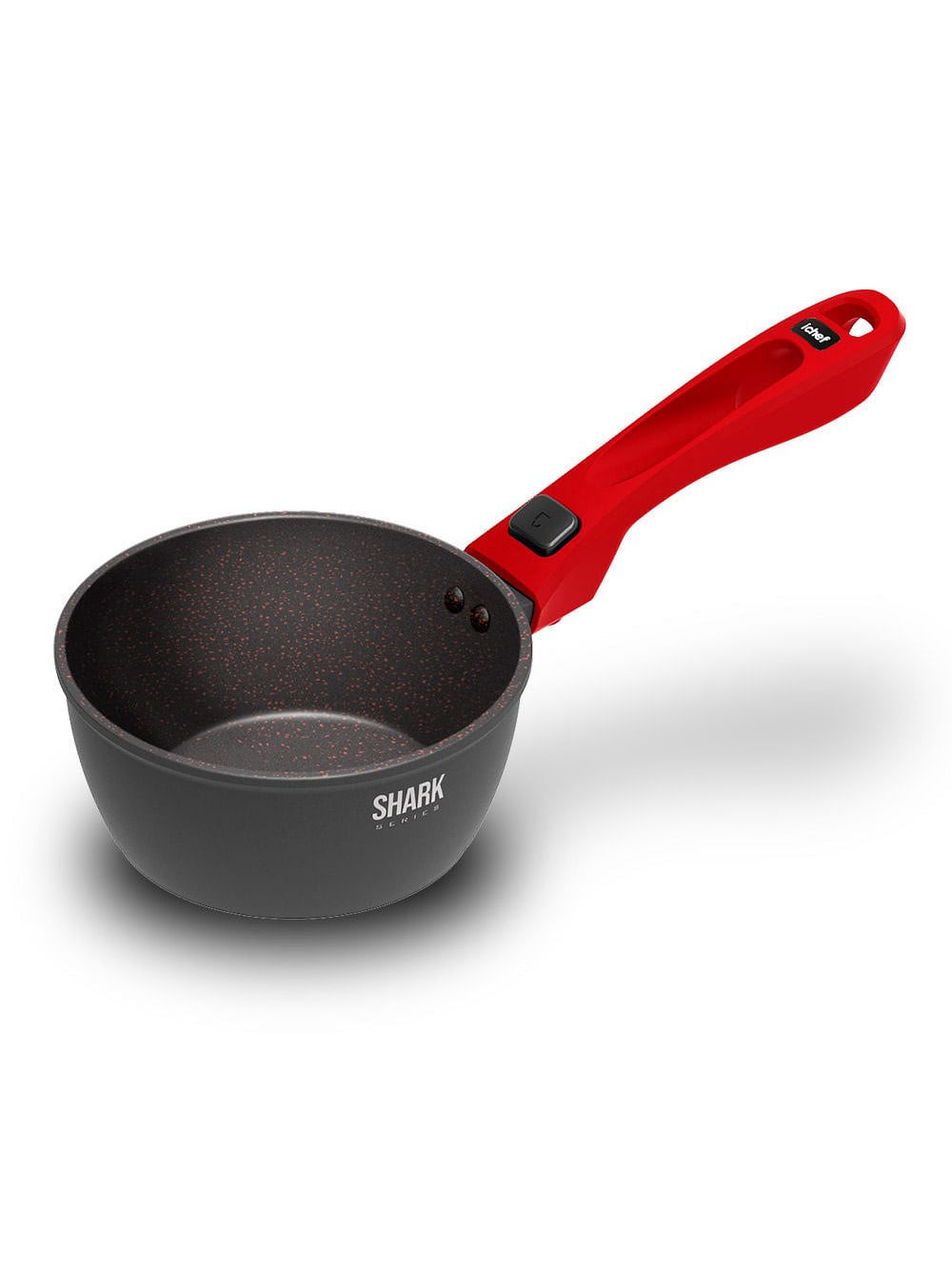Panela Polishop Ichef Ultra Sauce Shark Series Vermelha 16cm