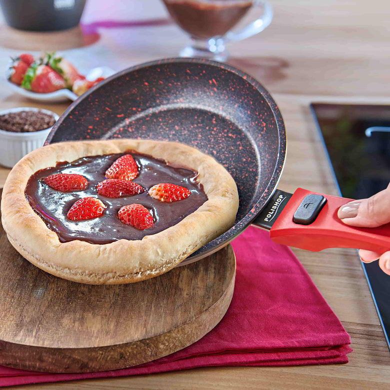 Panela Polishop Ichef Ultra Sauté Petit Shark Series Vermelha 20cm