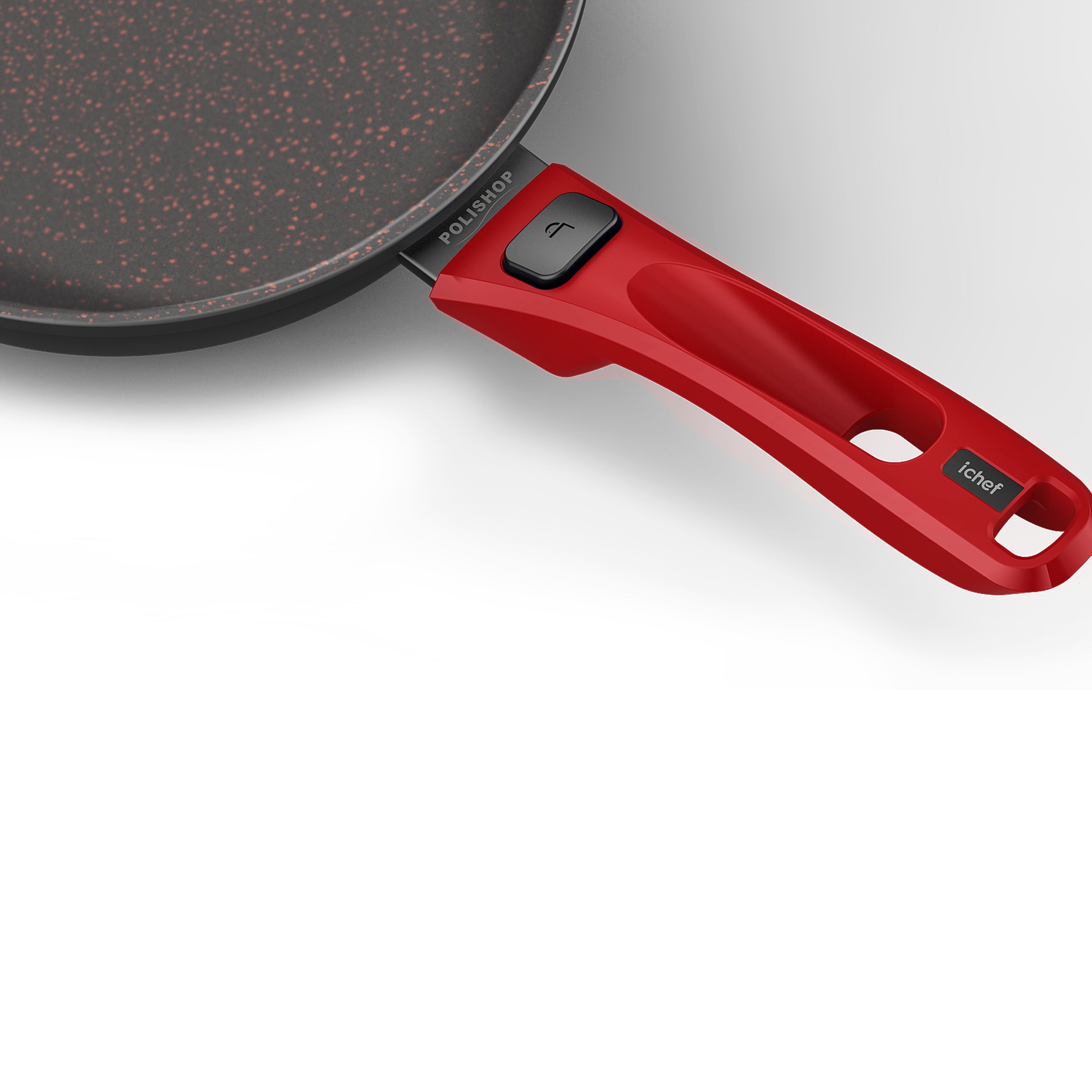 Panela Polishop Ichef Ultra Sauté Petit Shark Series Vermelha 20cm
