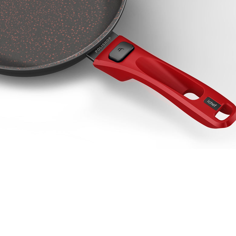Panela Polishop Ichef Ultra Sauté Petit Shark Series Vermelha 20cm