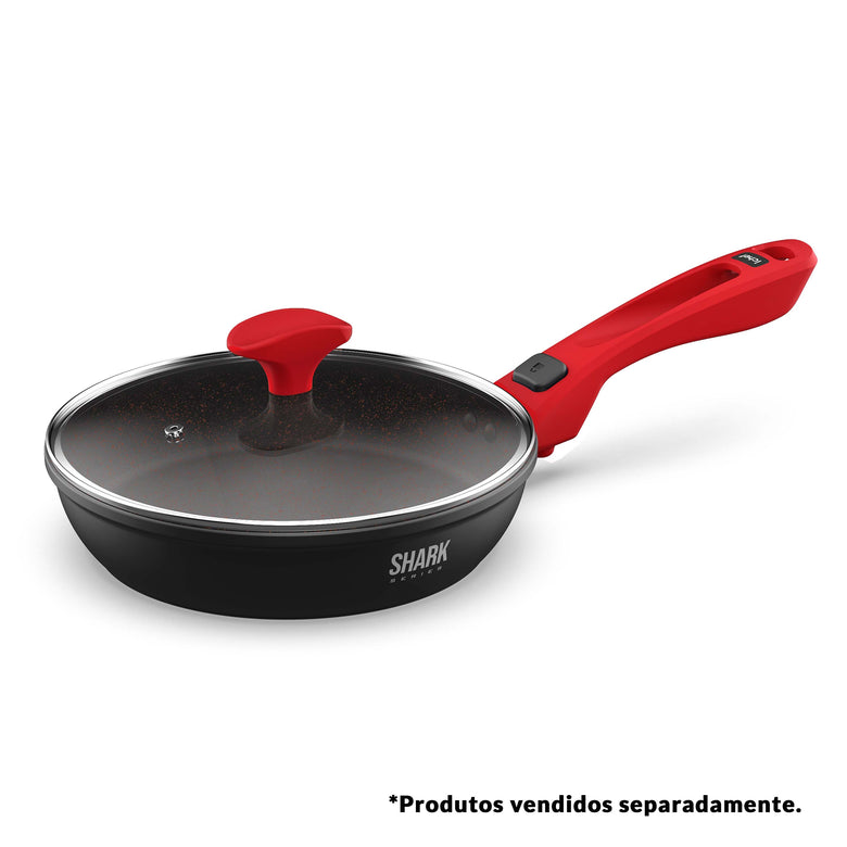 Panela Polishop Ichef Ultra Sauté Petit Shark Series Vermelha 20cm