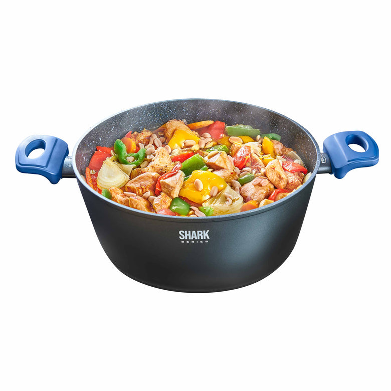 Panela Polishop Ichef Home Family Size Shark Series Azul 24cm