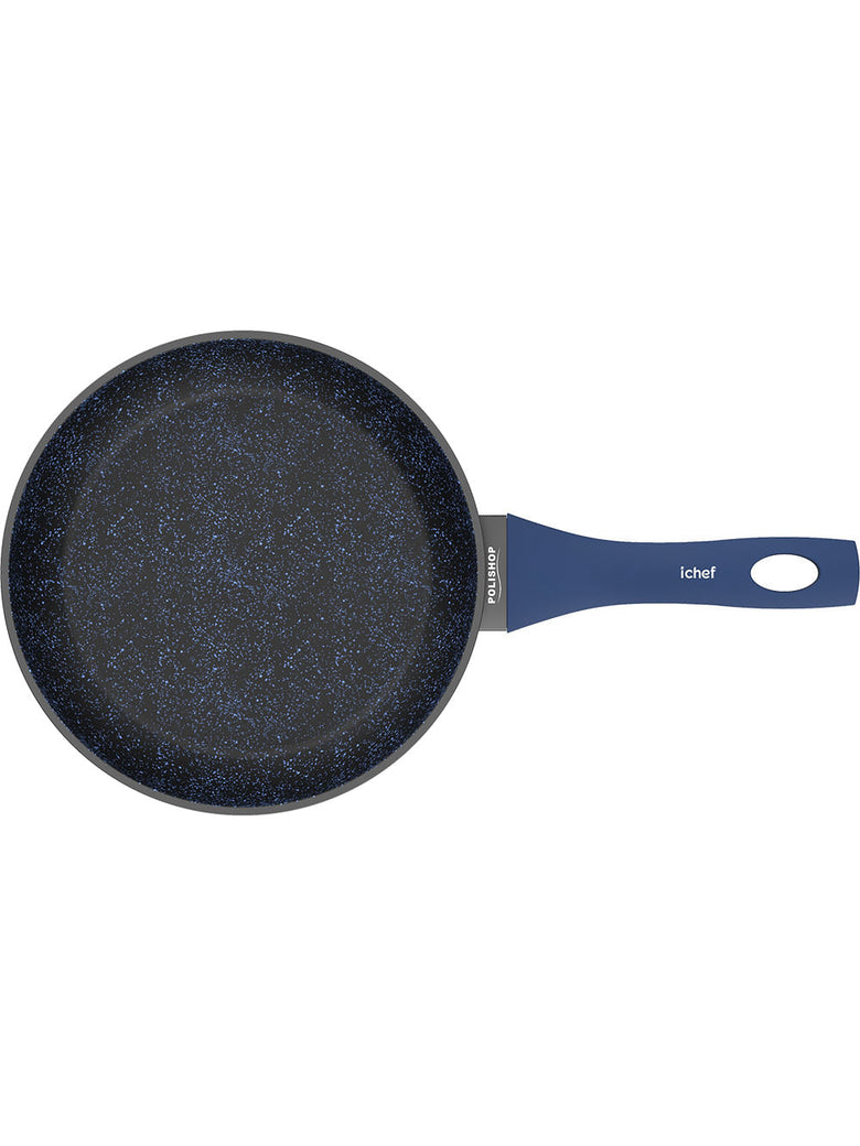 Panela Polishop Ichef Home Sauté Grand Shark Series Azul 24cm
