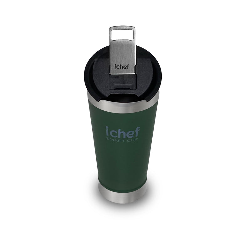 Copo Térmico Polishop Ichef Com Tampa Smart Cup 600 ml