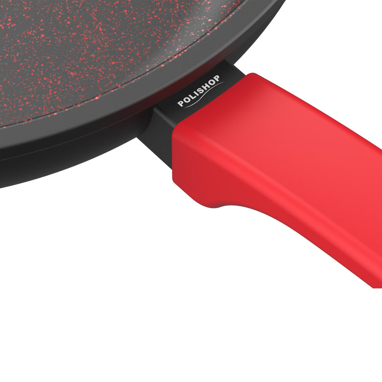 Panela First Sauté Grand Vermelha 24cm Ichef Polishop