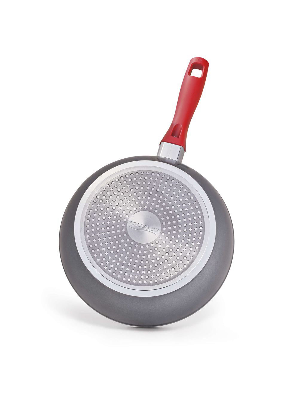 Panelas Polishop Day By Day, Family Size, Sauté Grand e Tampa de Vidro Ichef 24cm - Vermelha