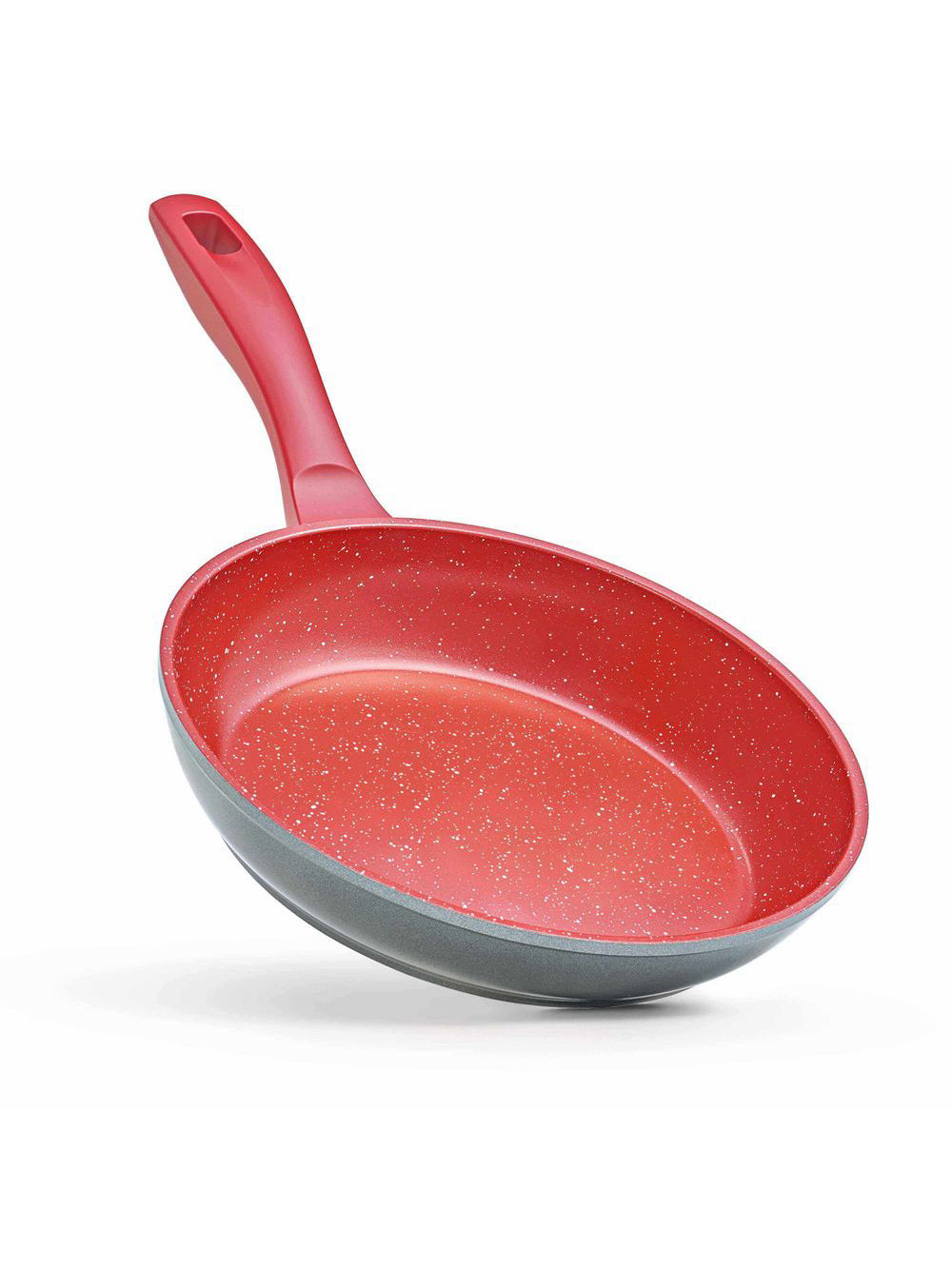 Panelas Polishop Day By Day, Family Size, Sauté Grand e Tampa de Vidro Ichef 24cm - Vermelha