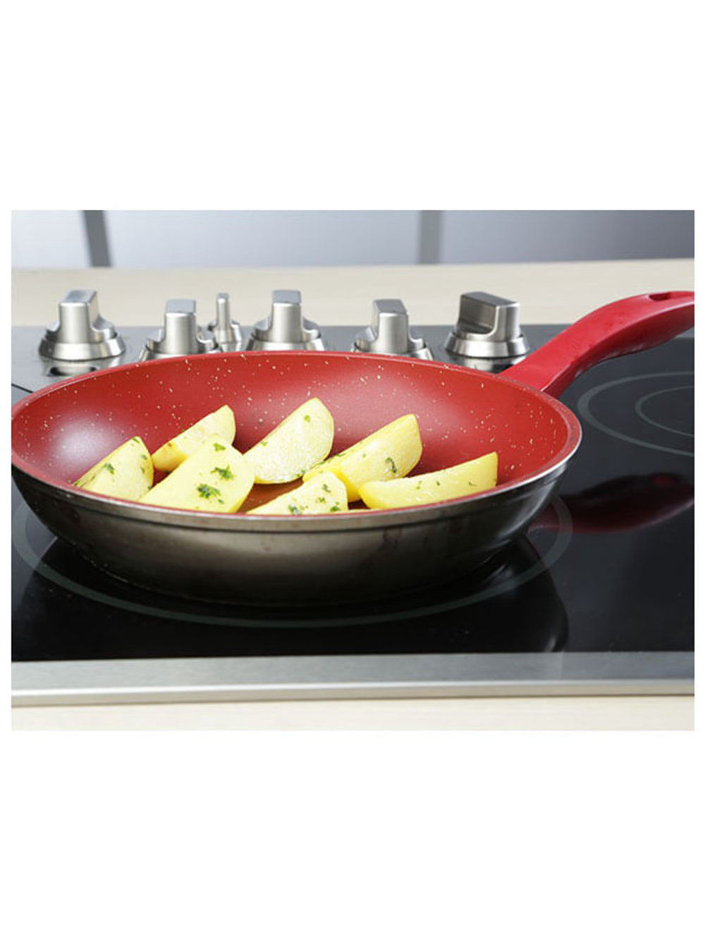Panelas Sauce e Sauté Petit com Tampa de Vidro Ichef Vermelha 20cm