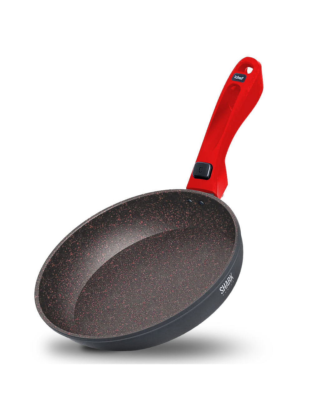 Panelas Ultra Family Size, Day by Day, Sauté Grand e Tampa de Vidro Ichef 24cm - Vermelha