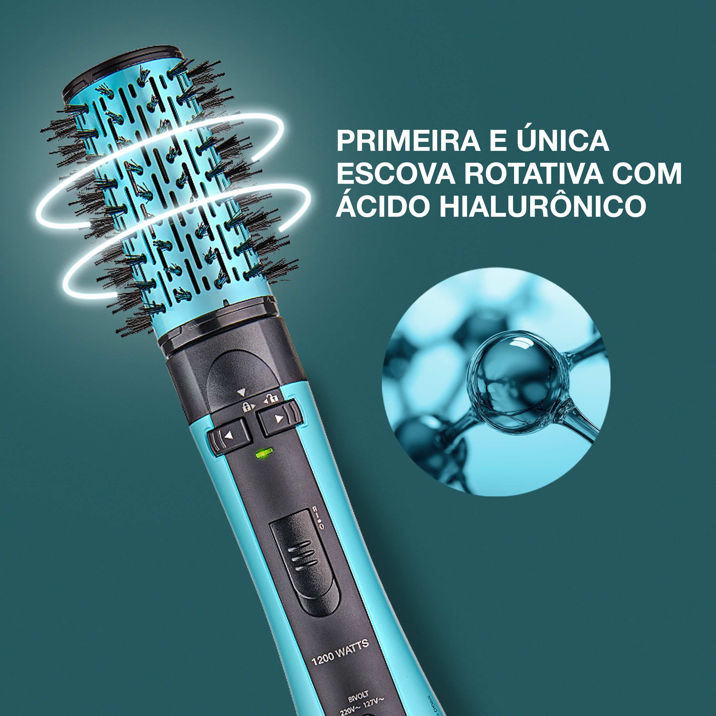 Escova Secadora Rotativa Rotating Hyaluronic Conair