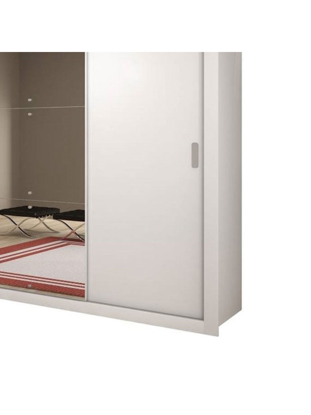Guarda Roupa Casal Veneza Luxo com 3 Portas MDF Rufato