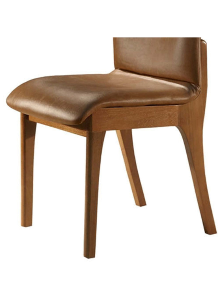 Conjunto com 2 cadeiras Bella Gold em Madeira Maciça para Sala de Jantar Mobillare