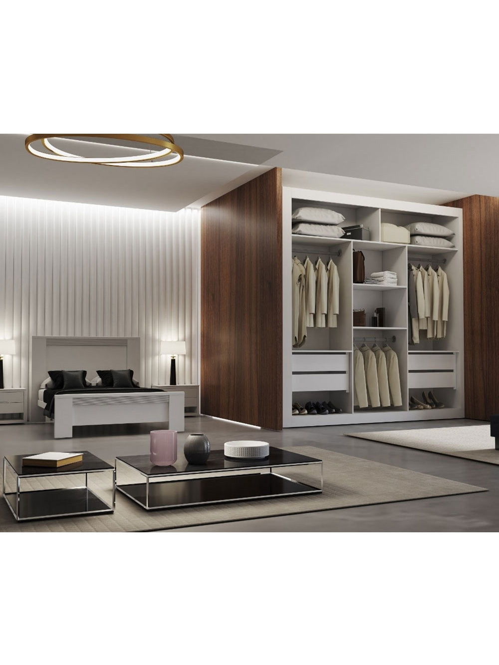 Closet Berlim Convencional 4 Gavetas MDF Rufato
