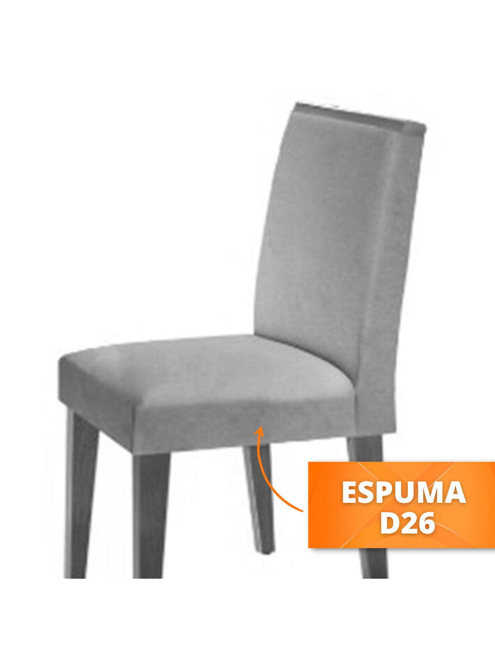 Conjunto Com 6 Cadeiras Para Sala de Jantar Lunara Rufato