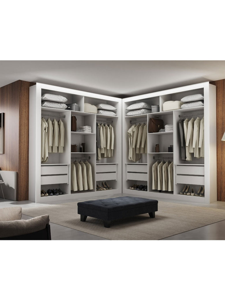 Closet Berlim Premium 8 Gavetas MDF Convencional Rufato
