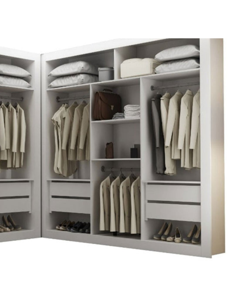 Closet Berlim Premium 8 Gavetas MDF Convencional Rufato