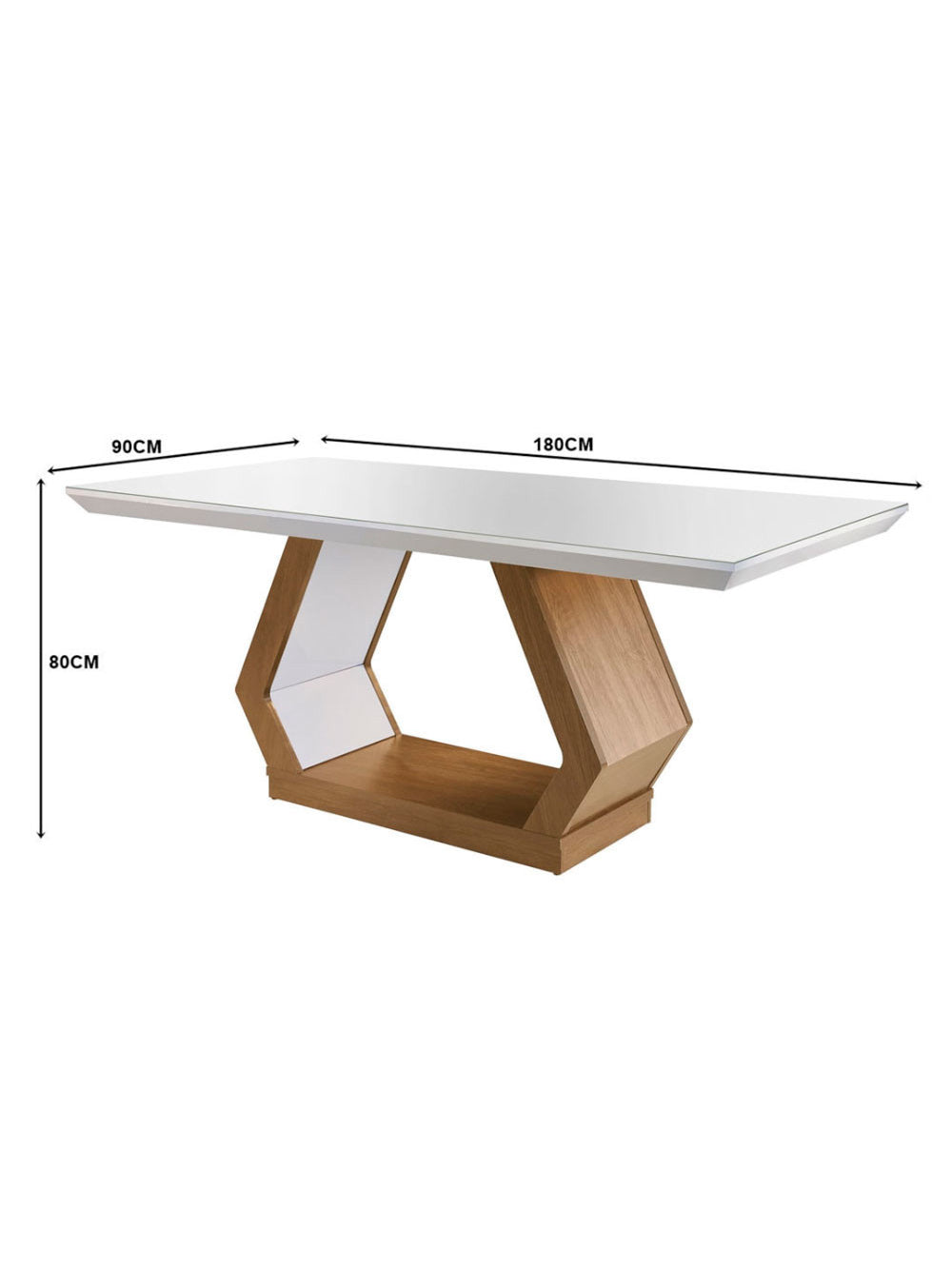 Conjunto Sala de Jantar Lara 6 Cadeiras Grécia Rufato