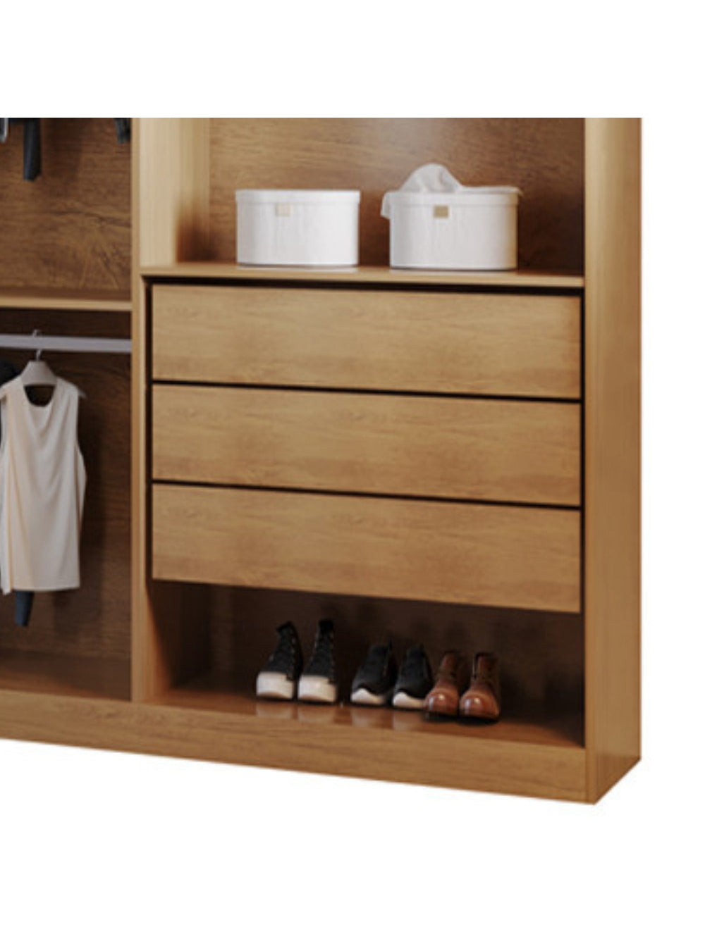 Closet Casal Fenix Premium 6 Gavetas 16 Prateleiras MDF Rufato