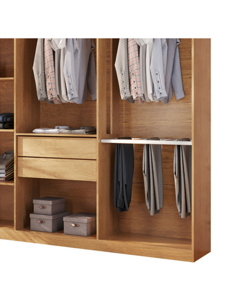 Closet Casal Hera 2 Gavetas 5 Prateleiras MDF Rufato