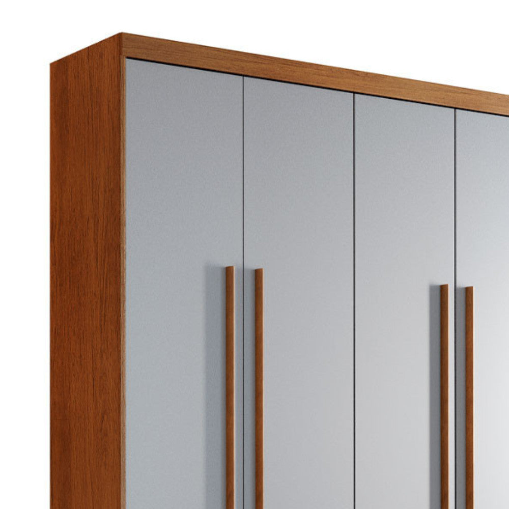 Guarda Roupa Solteiro Heros 4 Portas MDF Com pés Moderna
