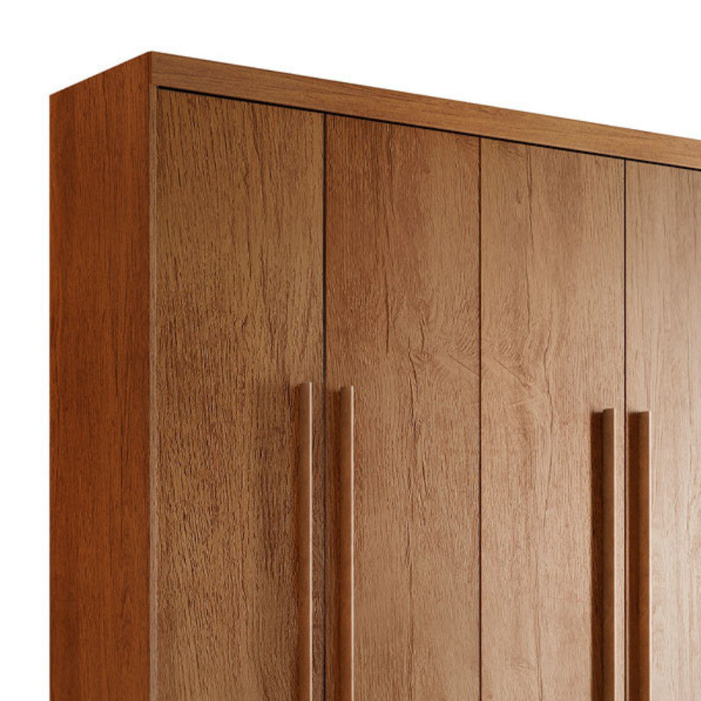 Guarda Roupa Solteiro Heros 4 Portas MDF Com pés Moderna