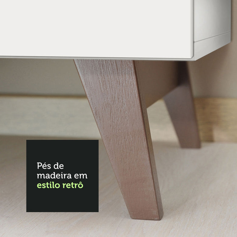Armário de Cozinha Compacta 190cm Branco Reims Madesa 01