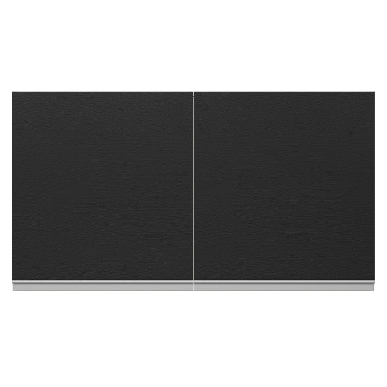 Armário Aéreo 100% MDF 120 cm 2 Portas Branco/Preto Acordes Madesa