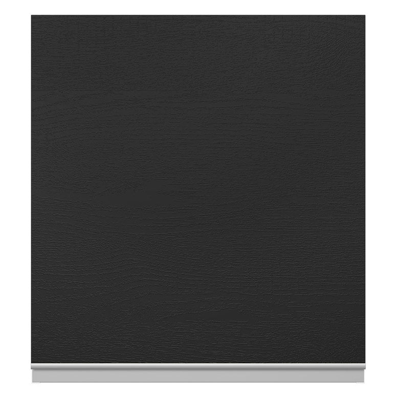 Armário Aéreo 100% MDF 60 cm 1 Porta Branco/Preto Acordes Madesa