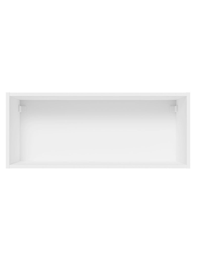 Armário Aéreo 100% MDF 80 cm 1 Porta Basculante Branco/Preto Acordes Madesa