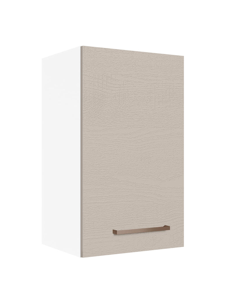 Armário Aéreo 40 cm 1 Porta Branco/Crema Agata Madesa