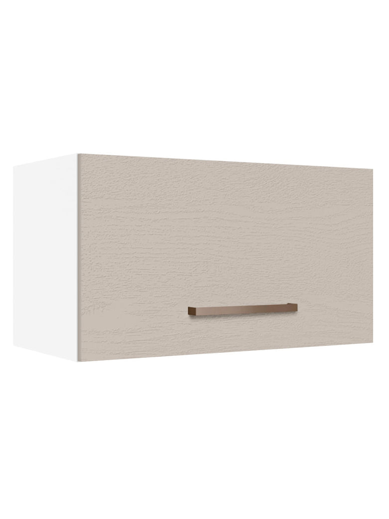 Armário Aéreo 60 cm 1 Porta Basculante Branco/Crema Agata Madesa
