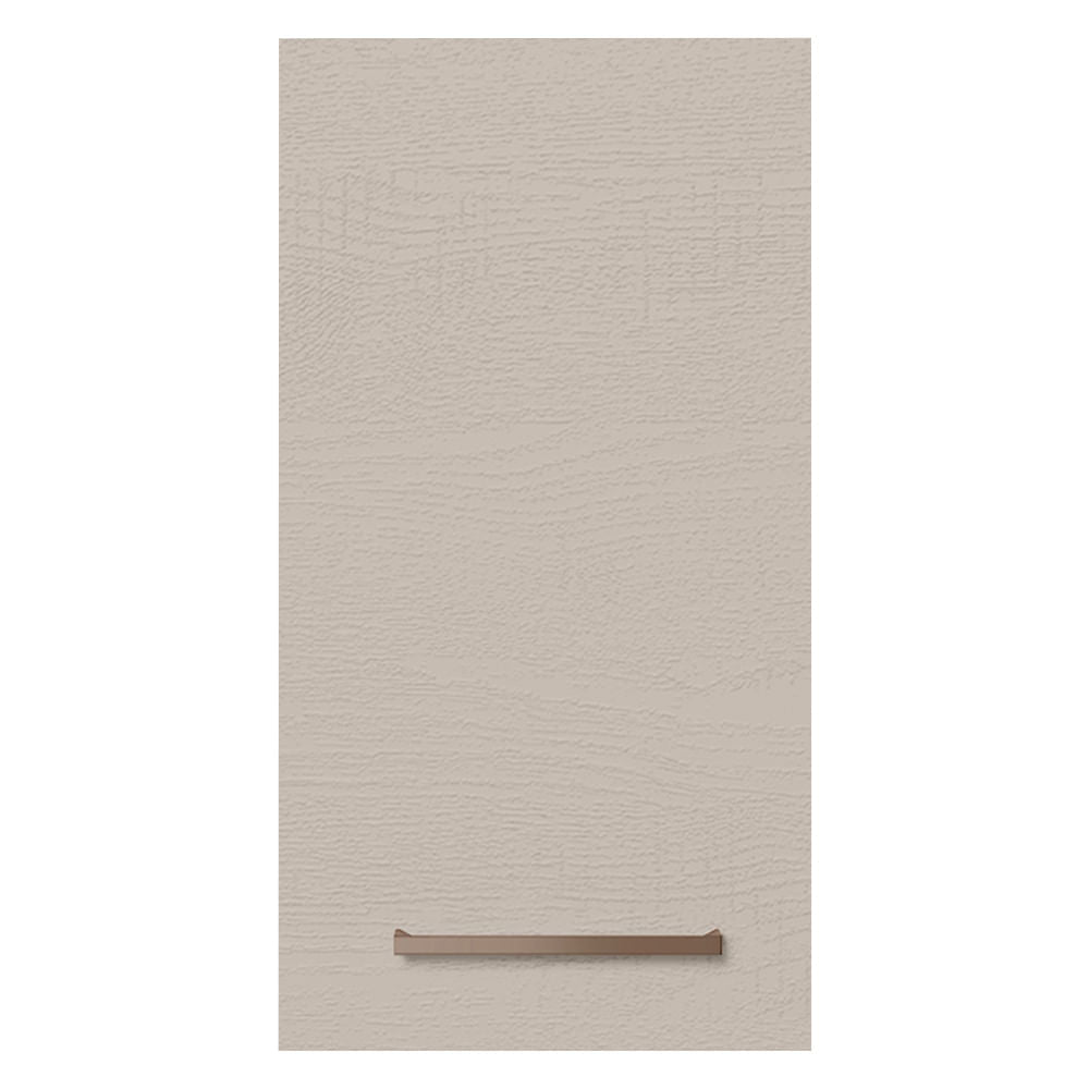 Armário Aéreo 35 cm 1 Porta Rustic/Crema Agata Madesa