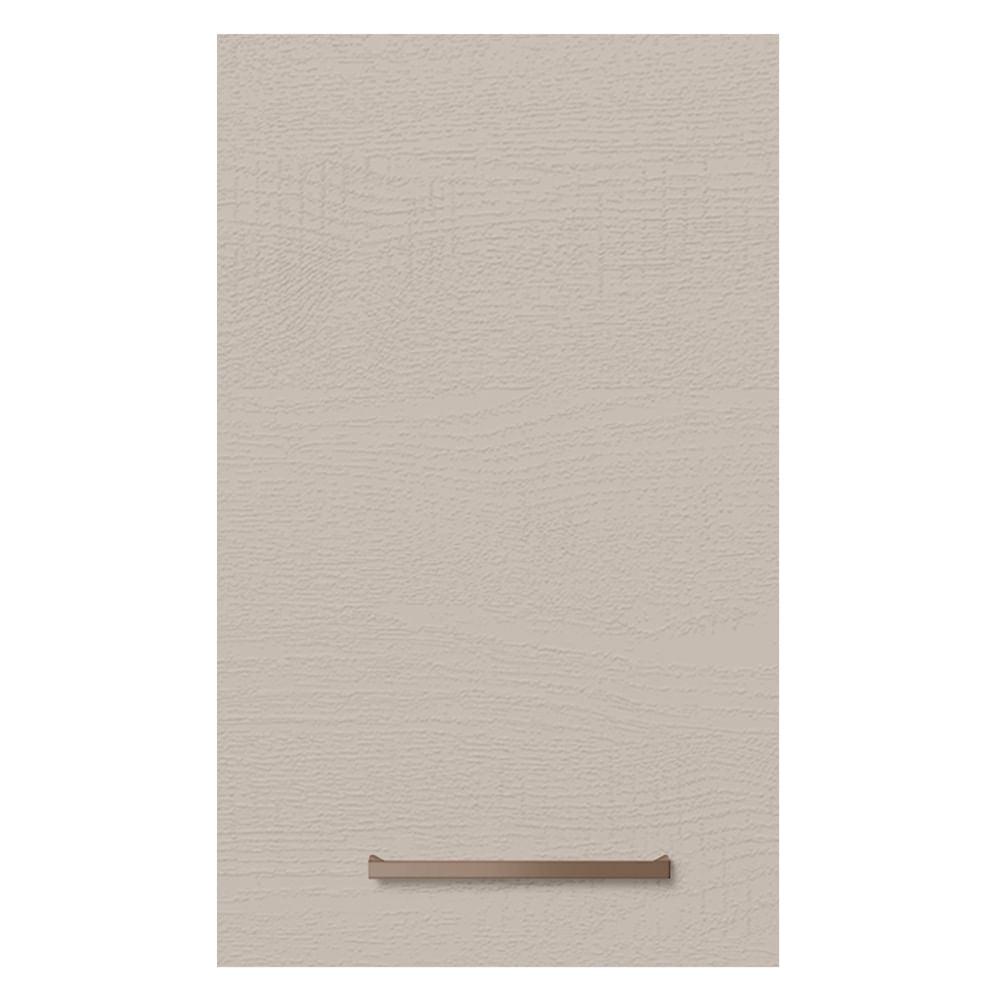 Armário Aéreo 40 cm 1 Porta Rustic/Crema Agata Madesa