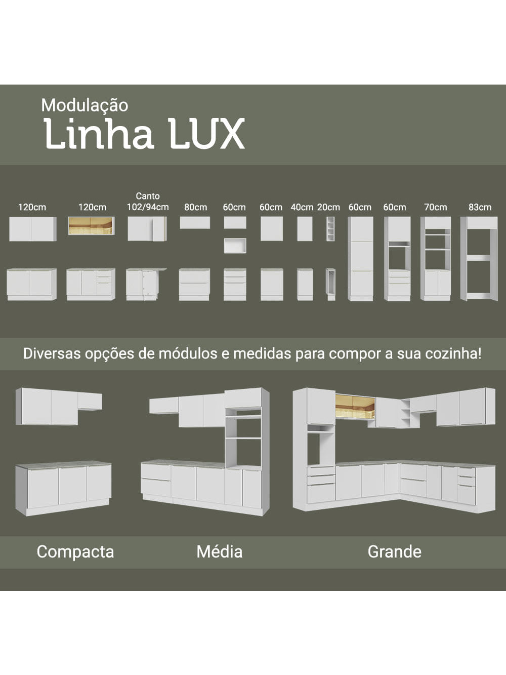 Armário Aéreo 70 cm 1 Porta Branco/Branco Veludo Lux Madesa