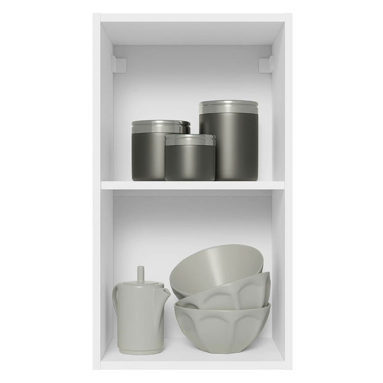 Armário Aéreo 100% MDF 35 cm 1 Porta Branco Brilho Acordes Madesa