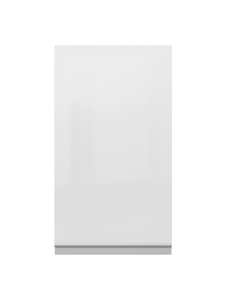 Armário Aéreo 100% MDF 35 cm 1 Porta Branco Brilho Acordes Madesa