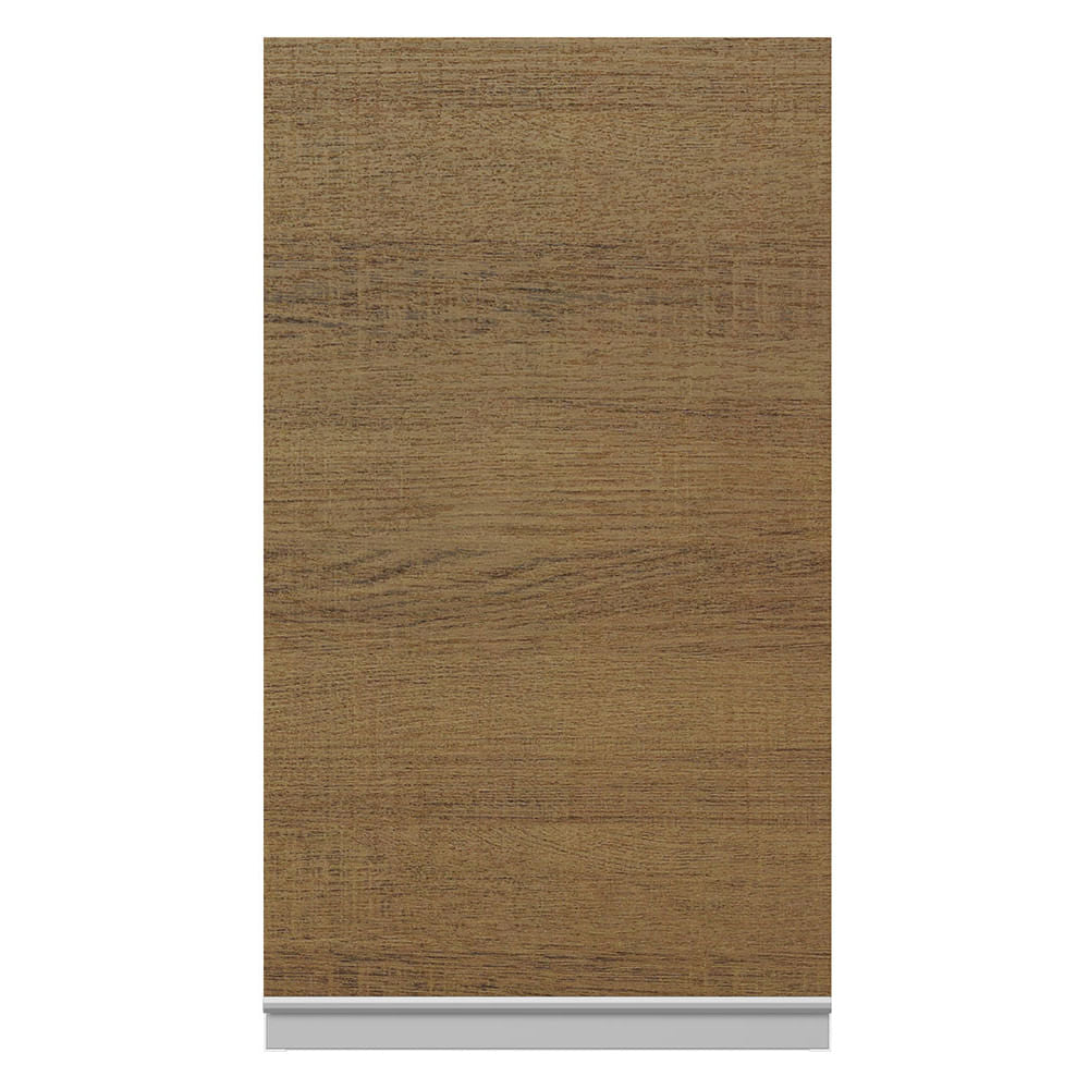 Armário Aéreo 100% MDF 35 cm 1 Porta Branco/Rustic Acordes Madesa