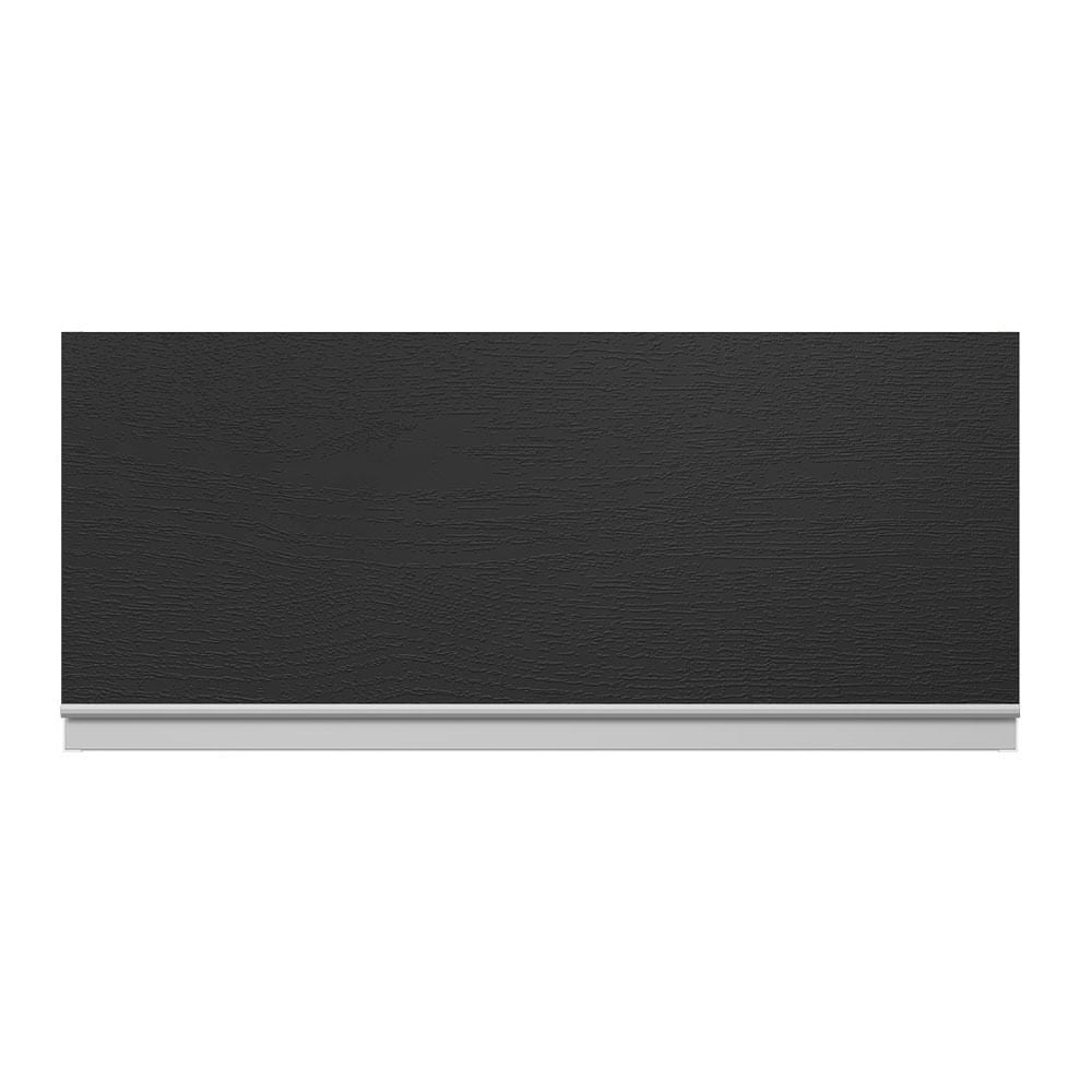 Armário Aéreo 100% MDF 70 cm 1 Porta Basculante Branco/Preto Acordes Madesa