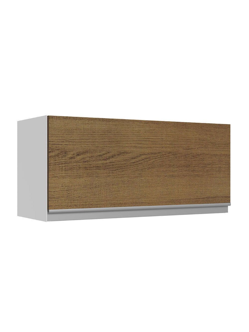 Armário Aéreo 100% MDF 70 cm 1 Porta Basculante Branco/Rustic Acordes Madesa - Branco/Rustic