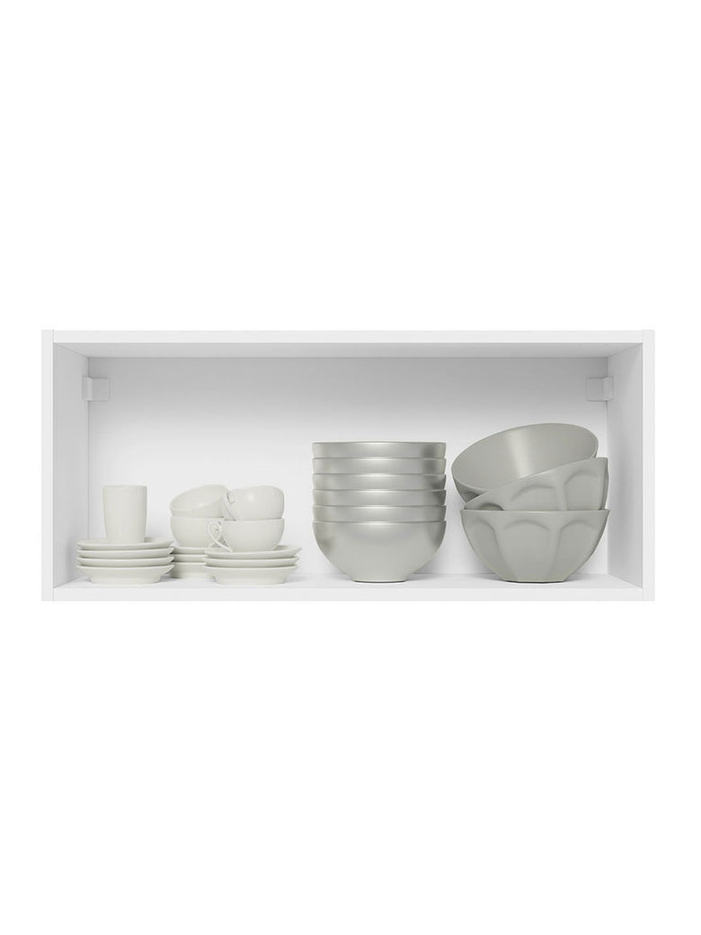 Armário Aéreo 100% MDF 70 cm 1 Porta Basculante Branco/Rustic Acordes Madesa