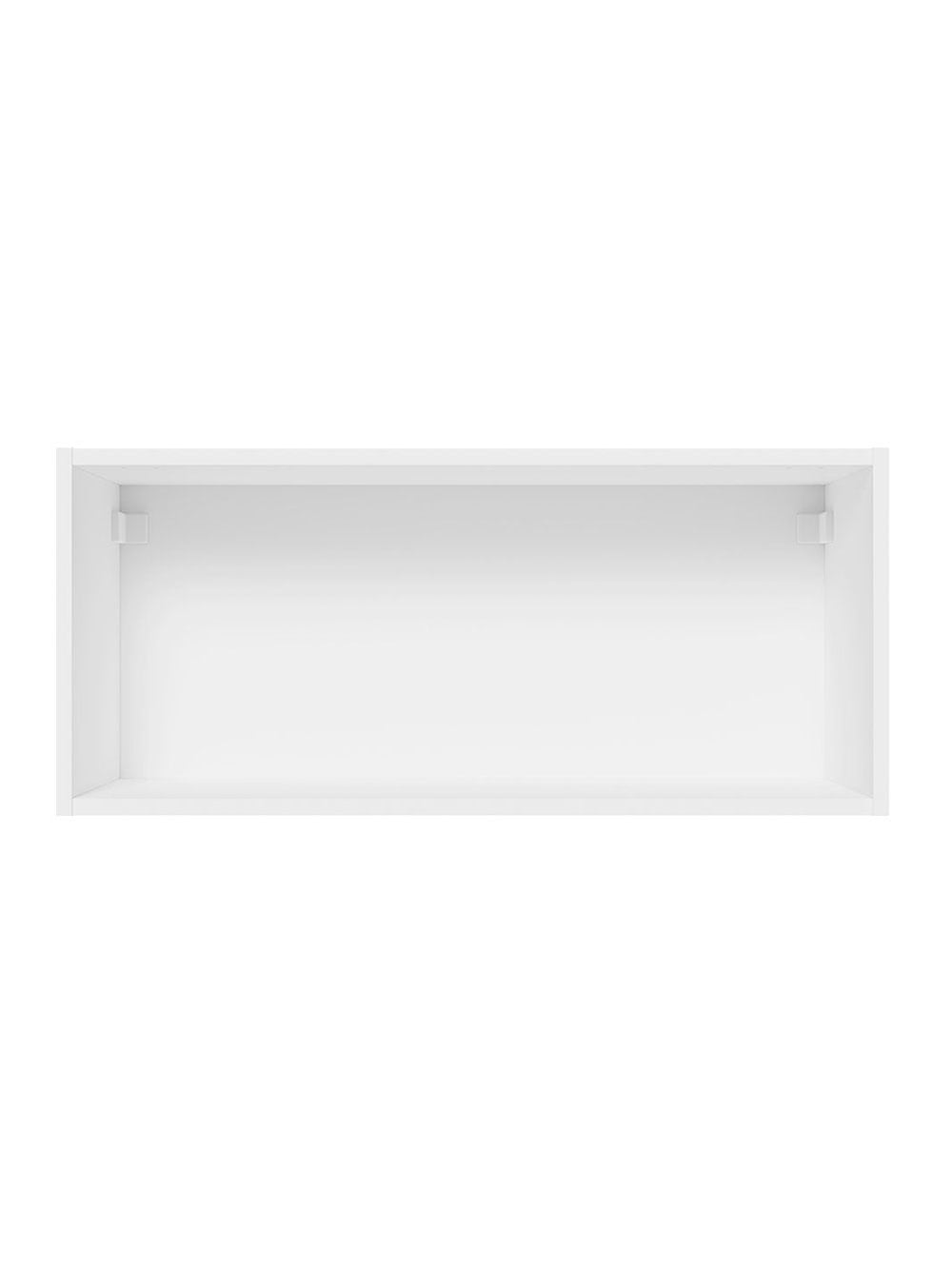Armário Aéreo 100% MDF 70 cm 1 Porta Basculante Branco/Rustic Acordes Madesa