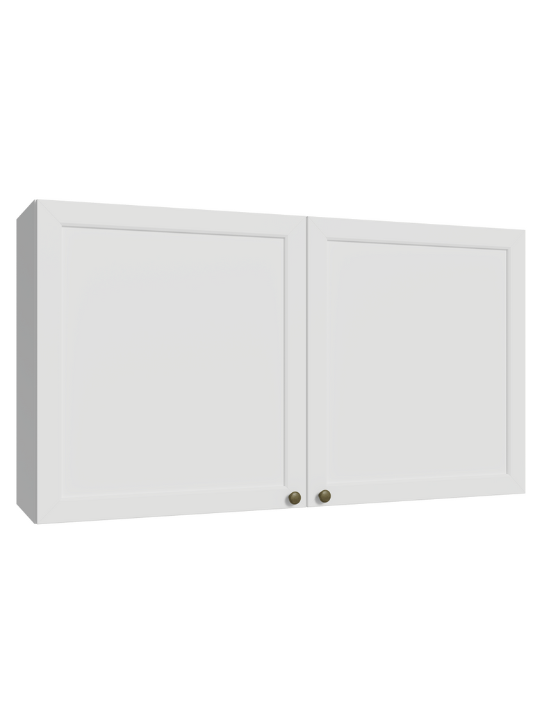Armário Aéreo 120 cm 2 Portas Branco Vik Madesa