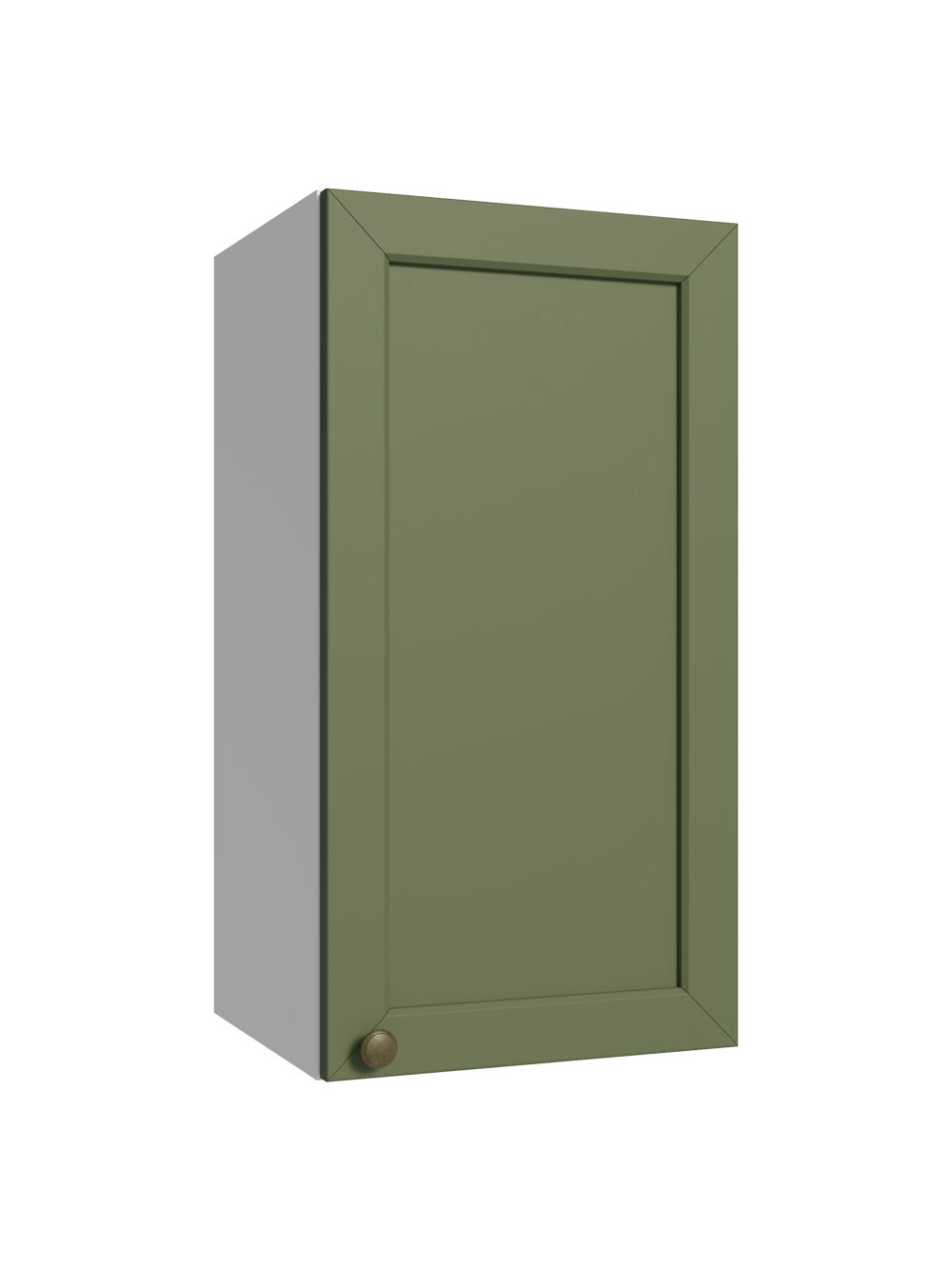 Armário Aéreo 35 cm 1 Porta Branco/Verde Vik Madesa