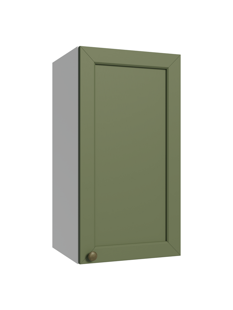 Armário Aéreo 35 cm 1 Porta Branco/Verde Vik Madesa