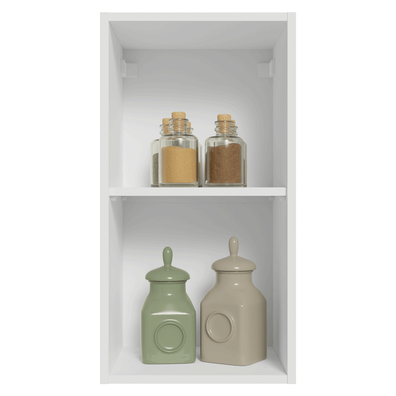 Armário Aéreo 35 cm 1 Porta Branco/Verde Vik Madesa