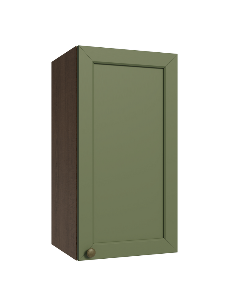 Armário Aéreo 35 cm 1 Porta Rustic/Verde Vik Madesa