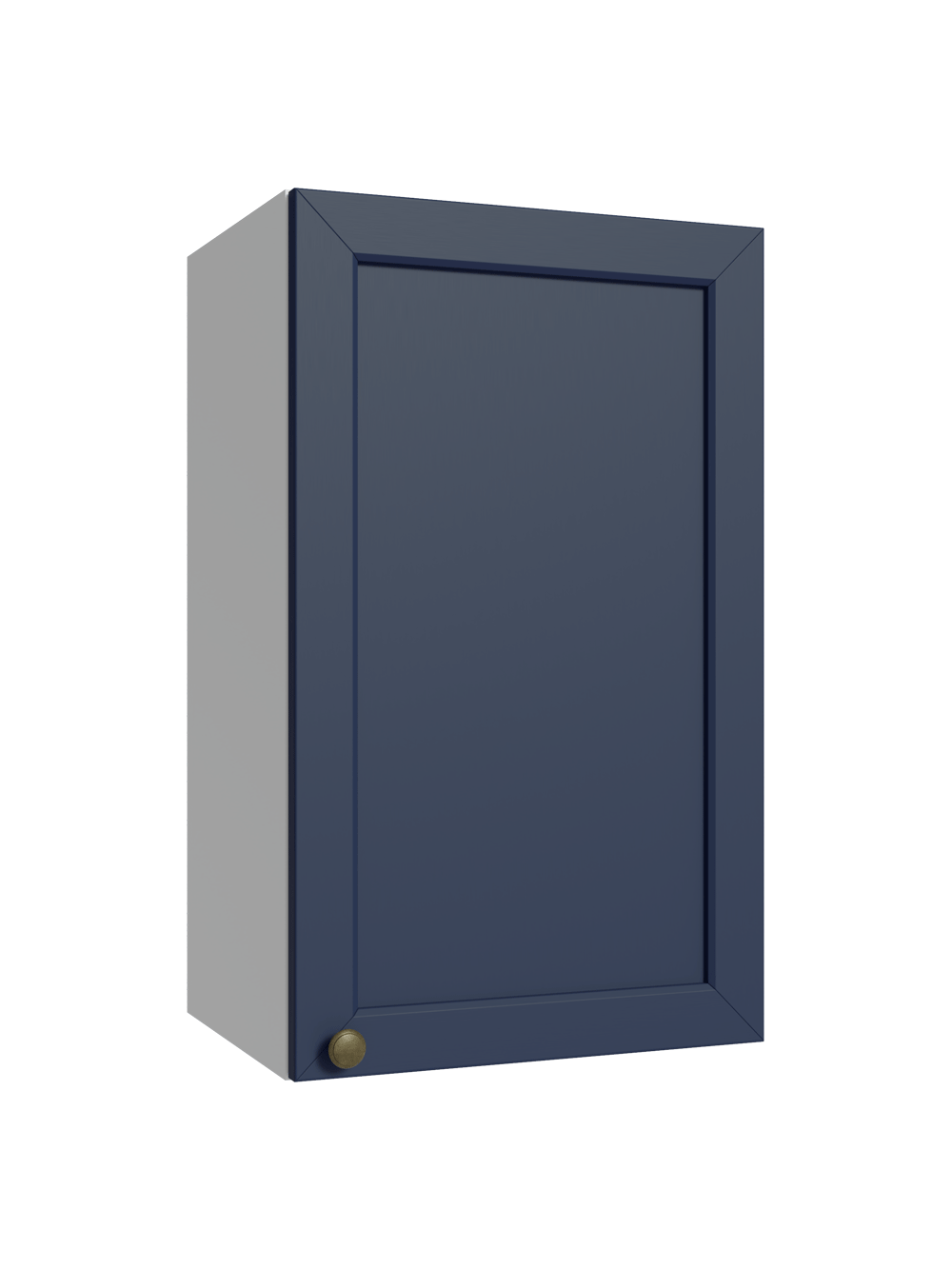 Armário Aéreo 40 cm 1 Porta Branco/Azul Vik Madesa