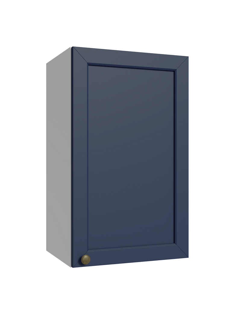 Armário Aéreo 40 cm 1 Porta Branco/Azul Vik Madesa