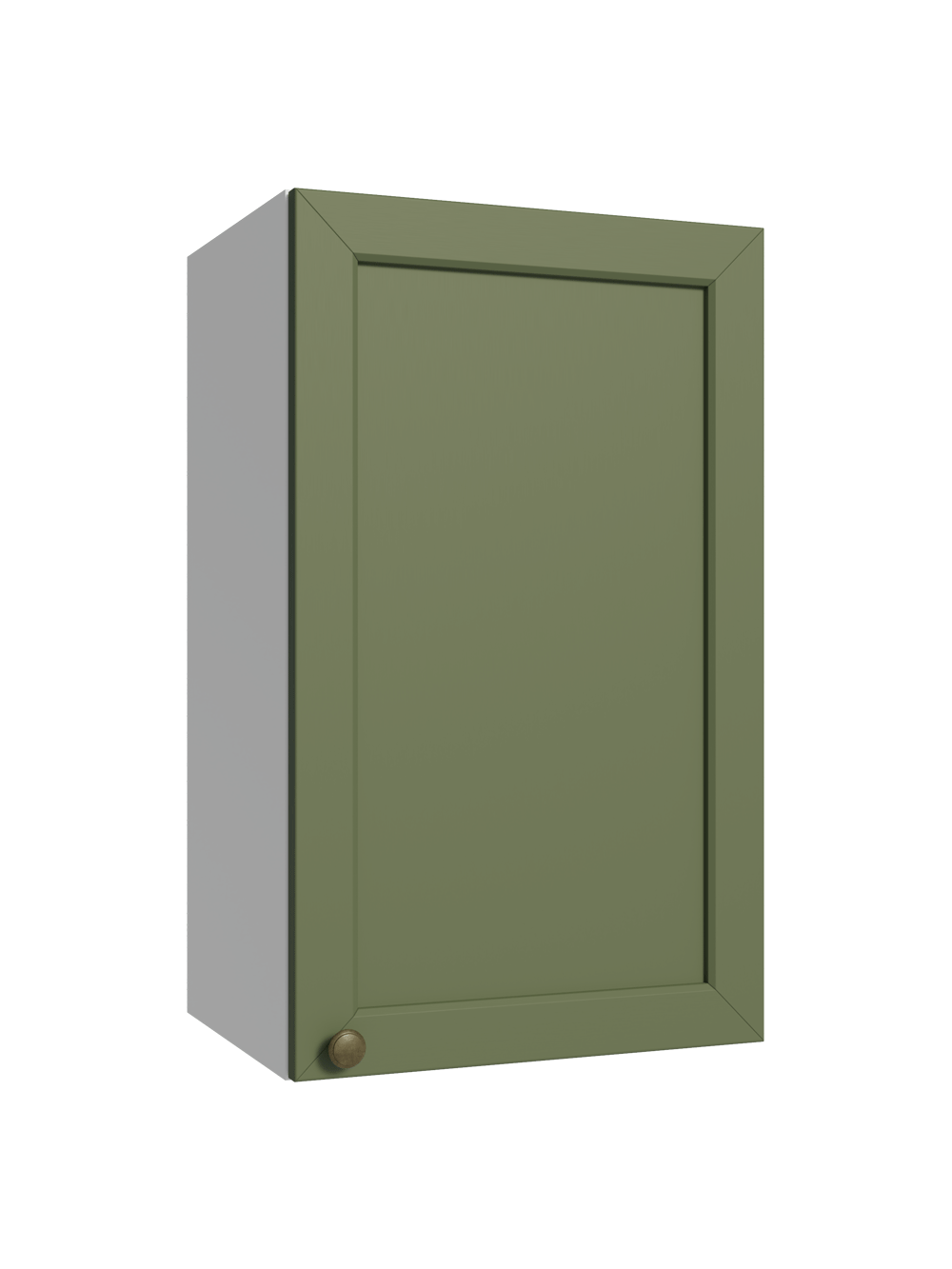 Armário Aéreo 40 cm 1 Porta Branco/Verde Vik Madesa - Branco/Verde