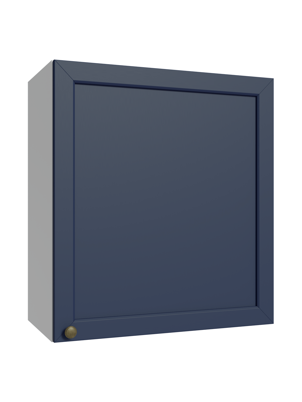 Armário Aéreo 60 cm 1 Porta Branco/Azul Vik Madesa - Branco/Azul